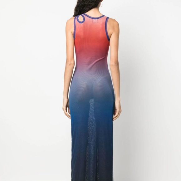 OTTOLINGER Blue Gradient Maxi Dress XS - Picture 2 of 4